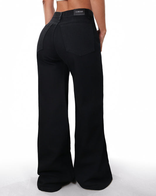 Jean Wide Leg - Rígido Tiro Alto Ref: 25516