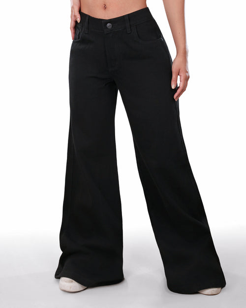 Jean Wide Leg - Rígido Tiro Alto Ref: 25516