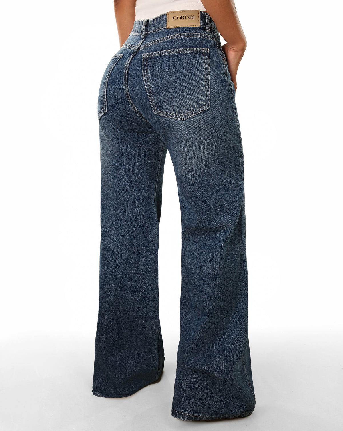 Jean Wide Leg - Rígido Tiro Alto Ref: 25587
